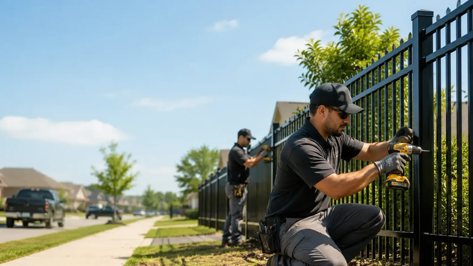 Metal Fence Installation in Commiskey, IN